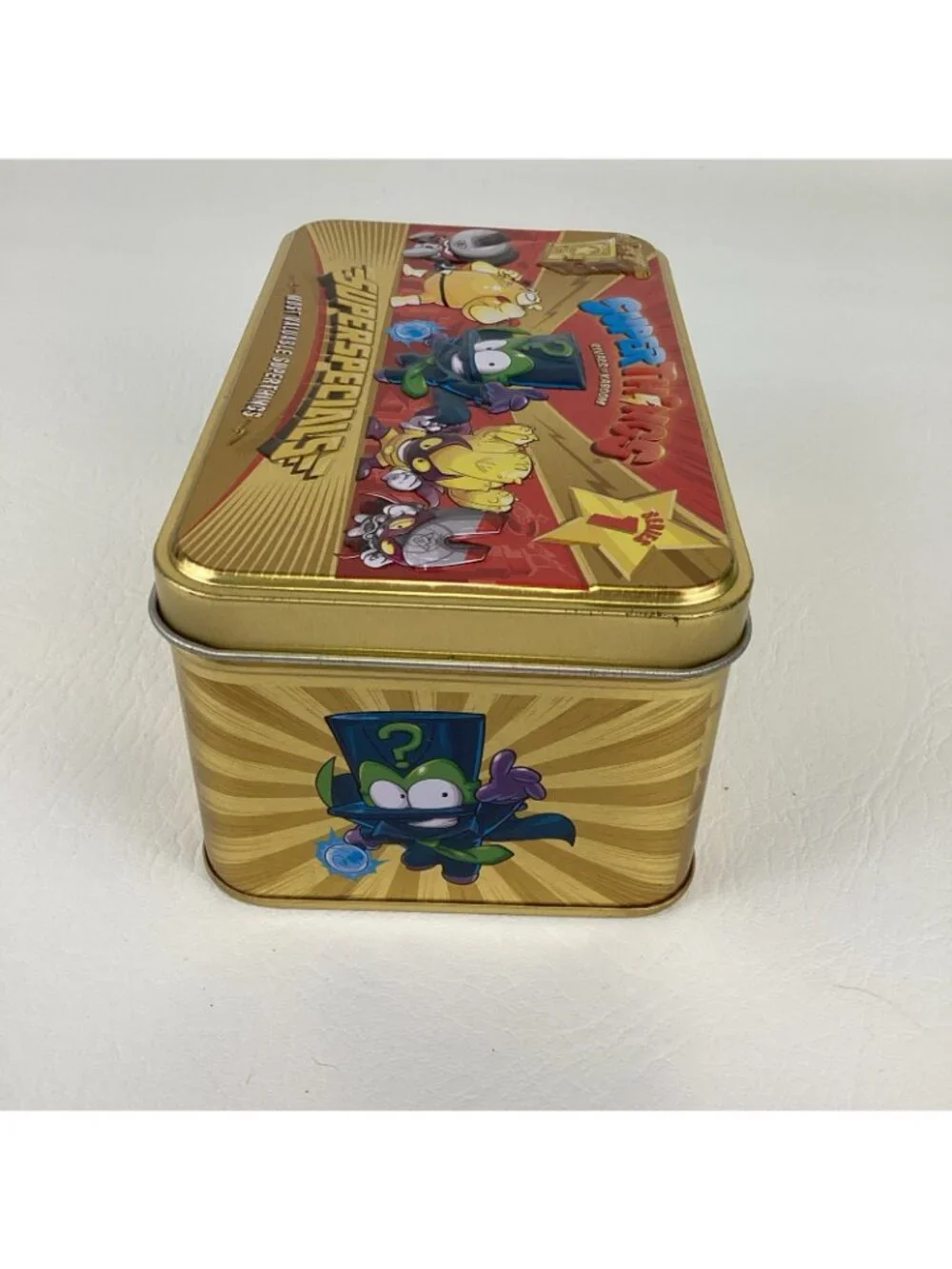 Super Things Series 1 Gold Collector Tin Rivals Of Kaboom Mini Figures Hideouts